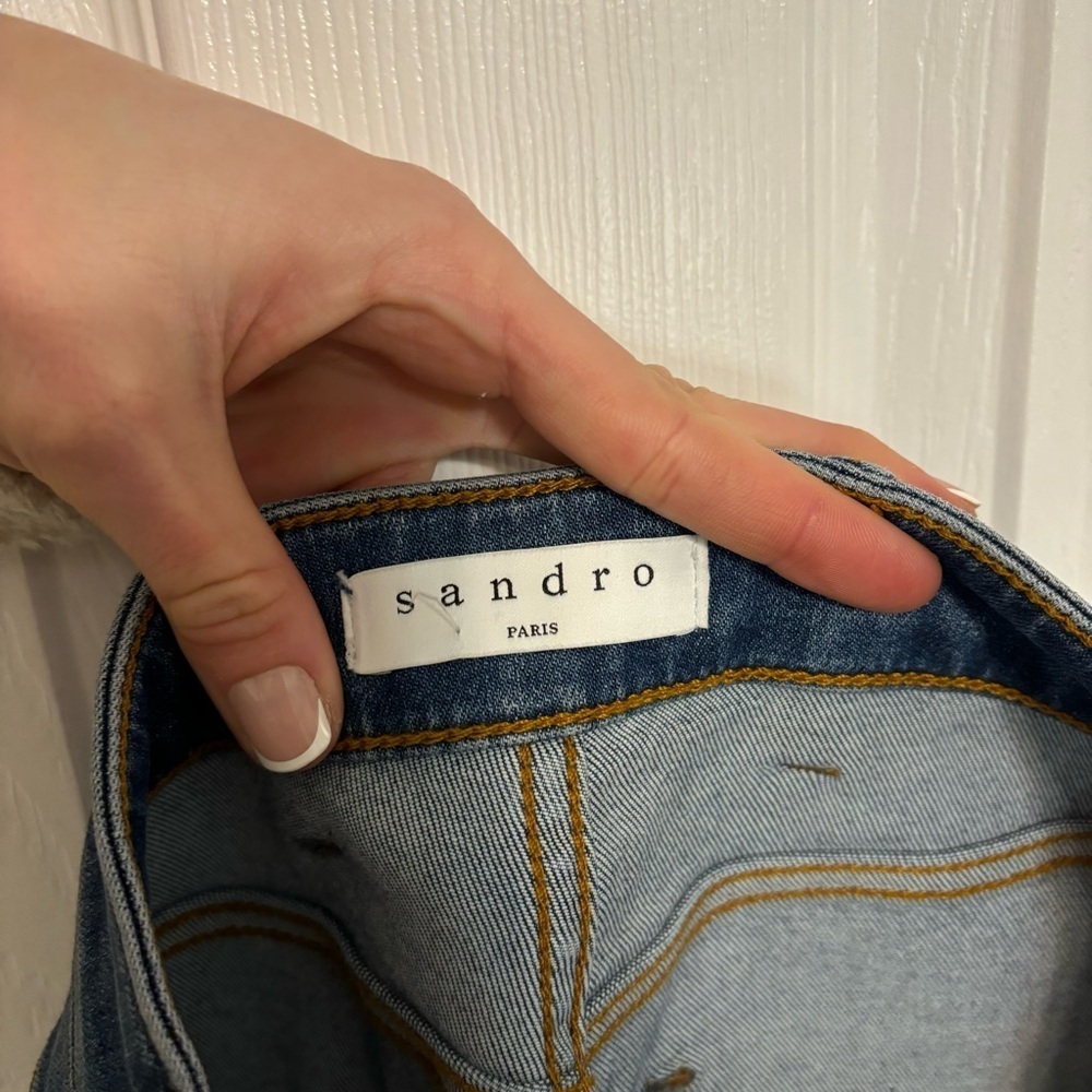 Sandro Paris Dark Wash Jeans - Picture 6 of 9